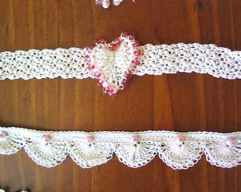 Beaded Choker Necklaces Crochet Pattern
