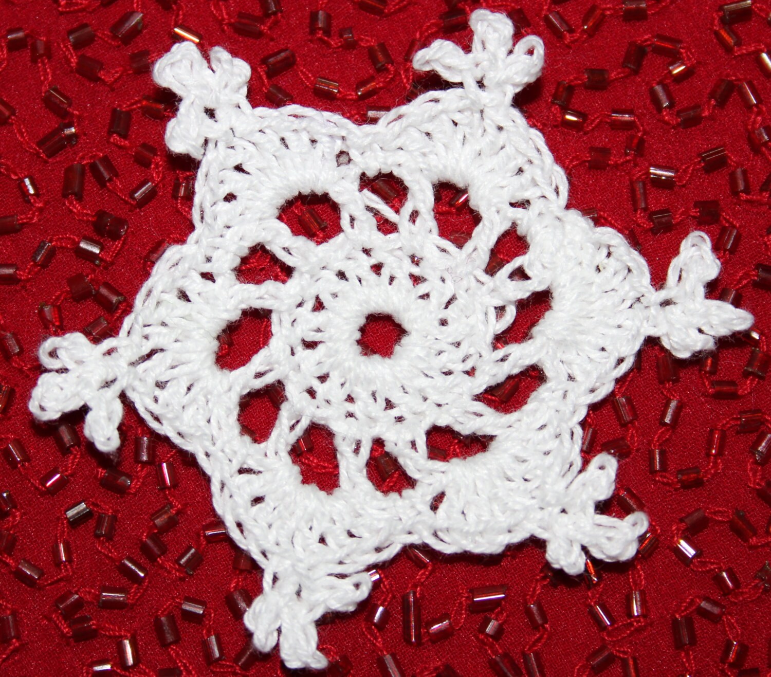 Four Easy Snowflakes Thread Crochet Pattern - Etsy