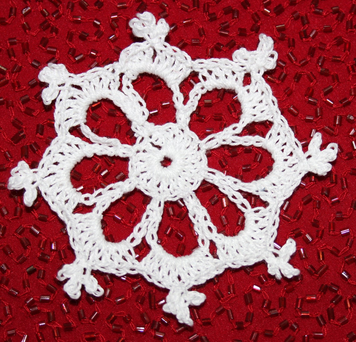 Four Easy Snowflakes Thread Crochet Pattern - Etsy