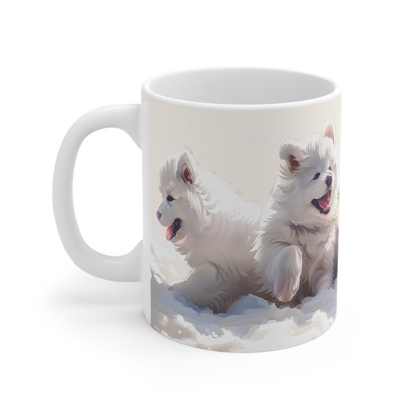 Mug Samoyeds Neige