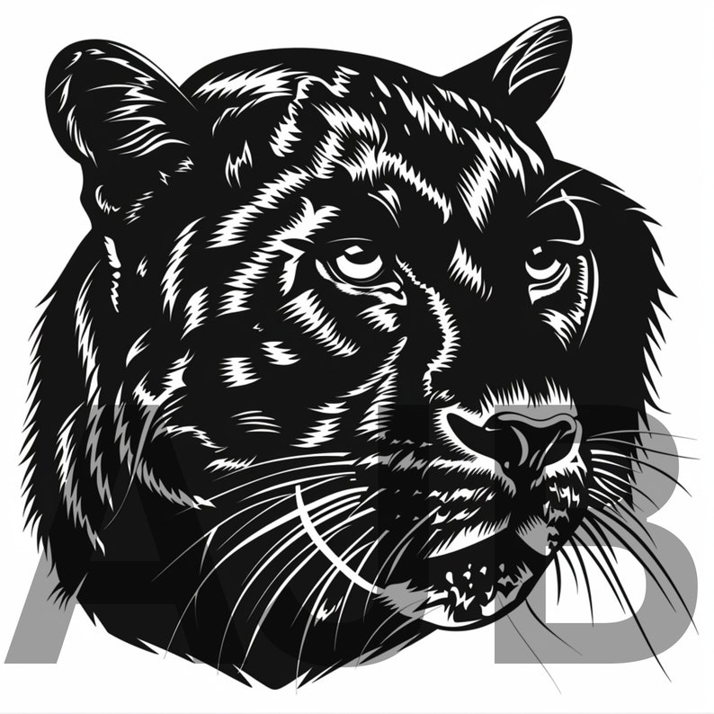 Panther Svg File, Panther Png, Panther Dxf, Panther Cricut File ...