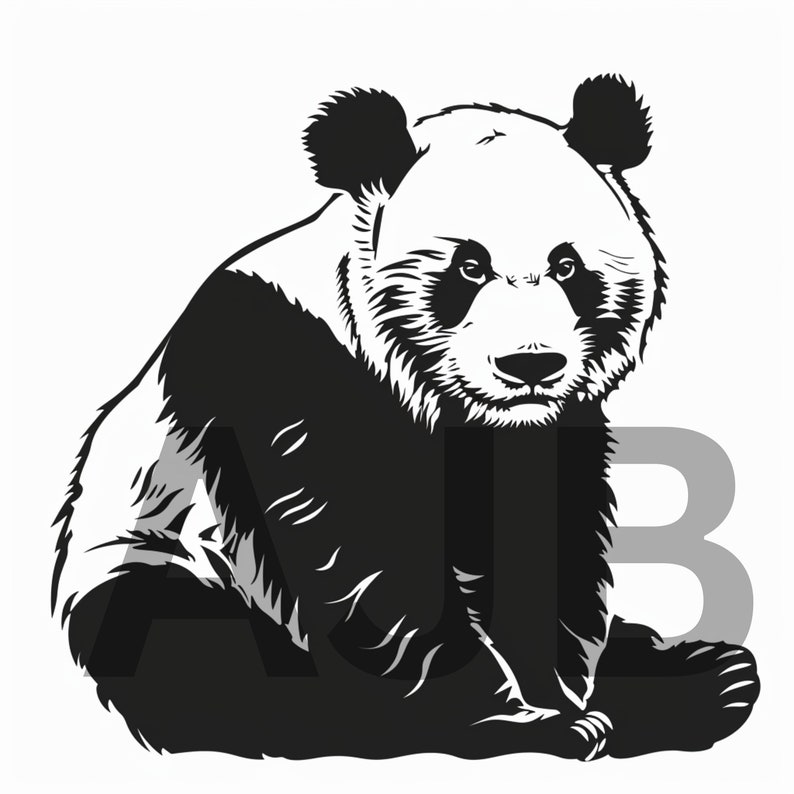 Panda Svg, Panda Png, Panda Dxf, Panda T-shirt Design, Panda Cricut ...