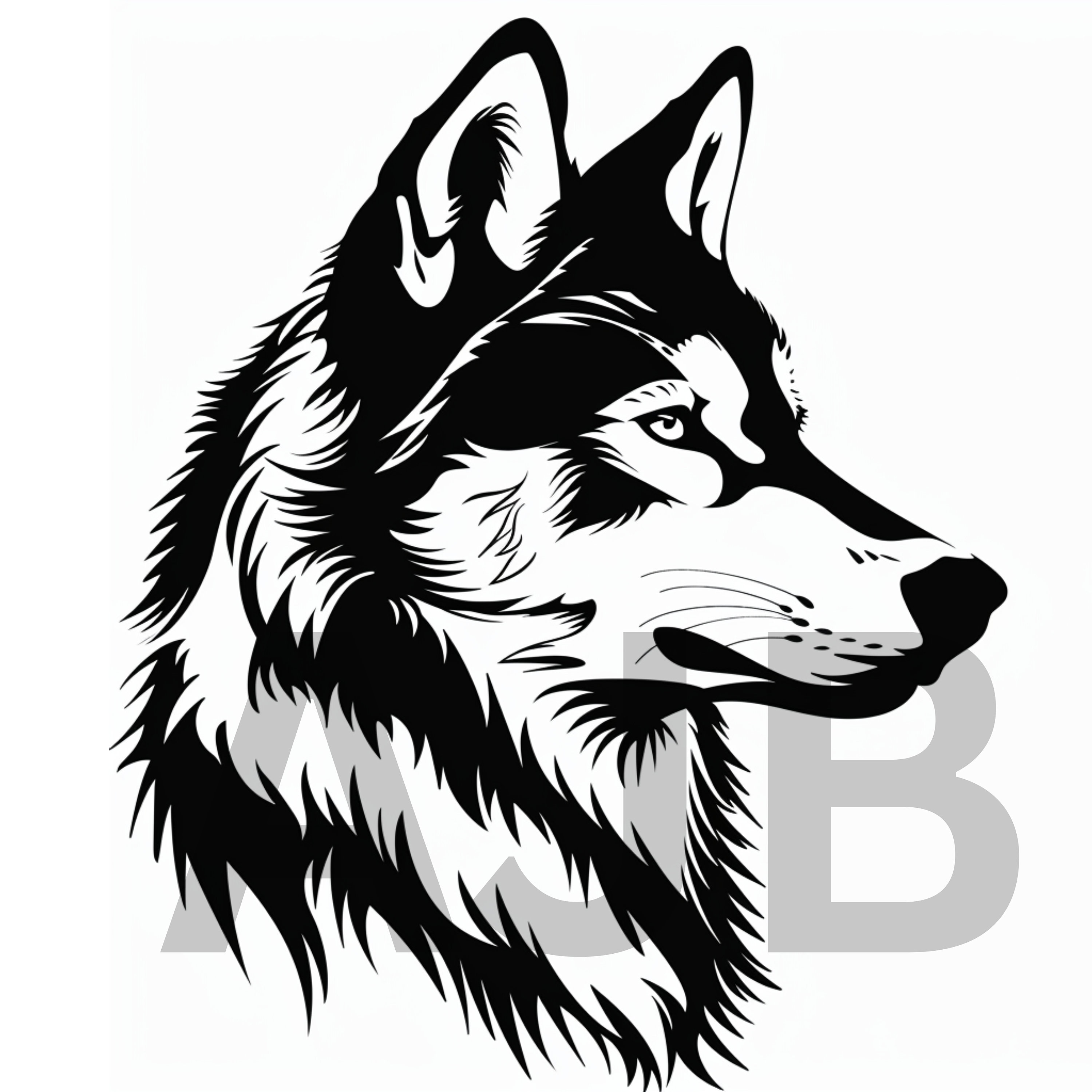 Wolf Svg, Wolf Png, Wolf Dxf, Wolf Cricut File, Wolf T-shirt Design ...