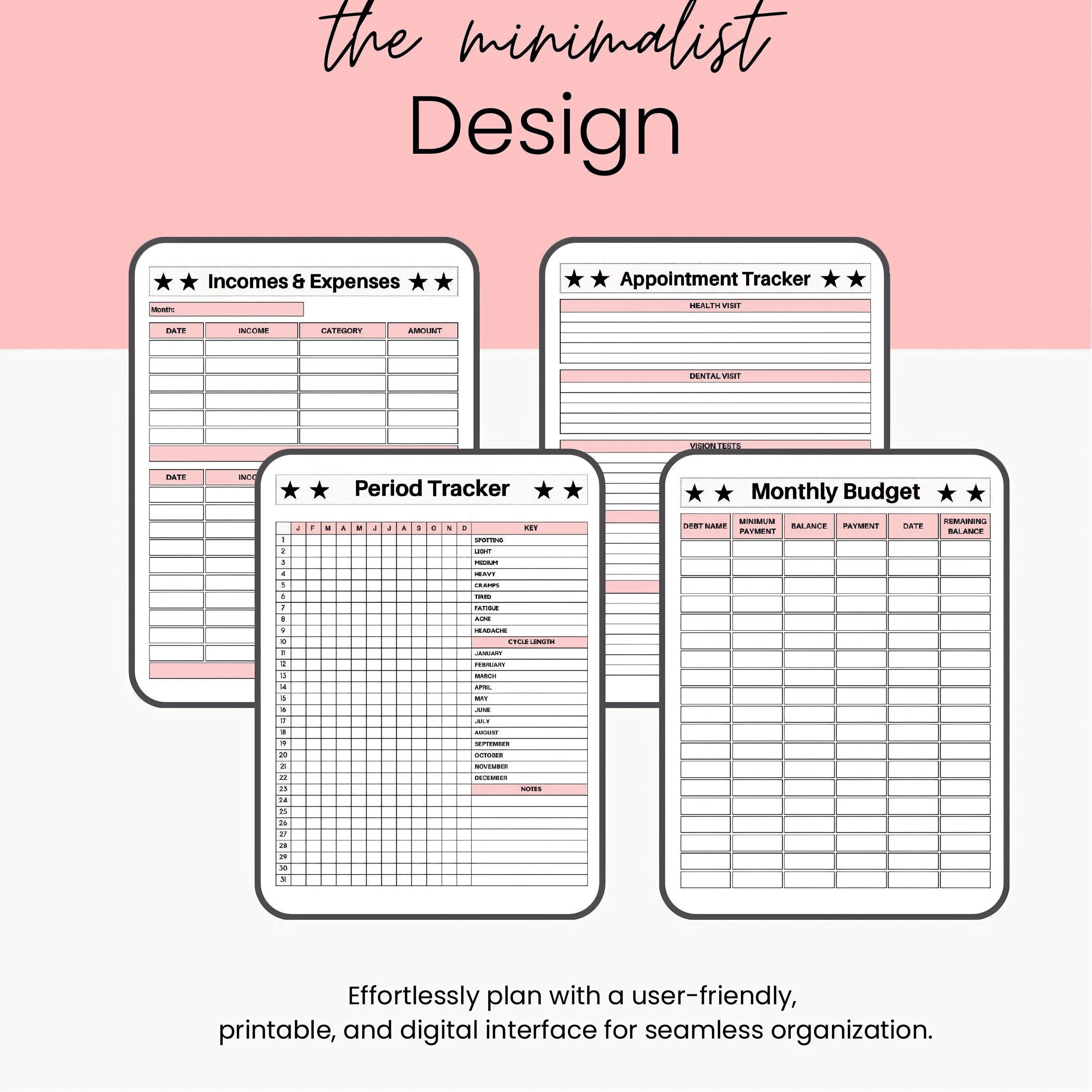 Busy Mom Digital Planner Home Management Printable Ultimate Life ...