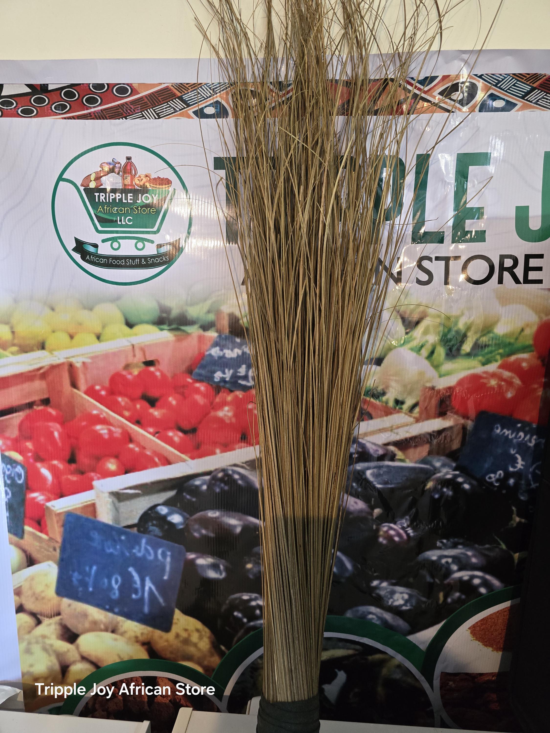 African long full broom( igbale) 32 inches long/ cooking broom