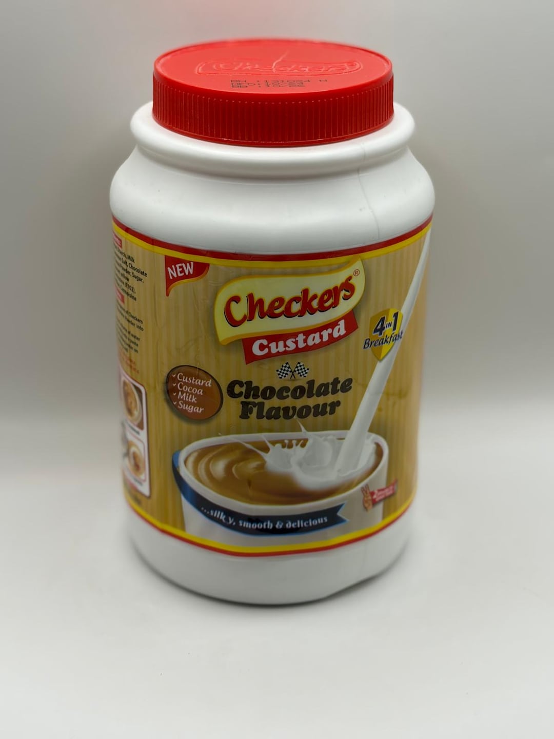 Checkers Chocolate Custard Powder (1kg) – 4-in-1 Breakfast Mix - Etsy