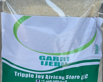 Crunchy stone free Gaari Ijebu