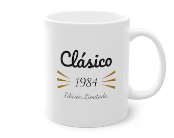 Taza Regalo Cumpleaños Nacidos en el año 1984