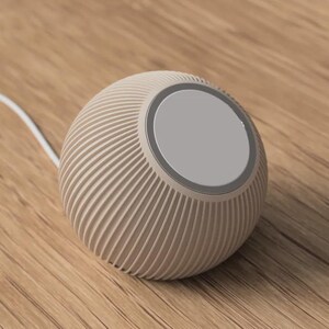 MagSafe Ladeständer: Japandi Stil, Kabelkanal - PLA Material zdjęcie 3