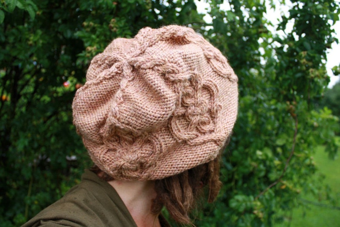 PDF Knitting Pattern Skeleton Key Slouchie Tam Etsy