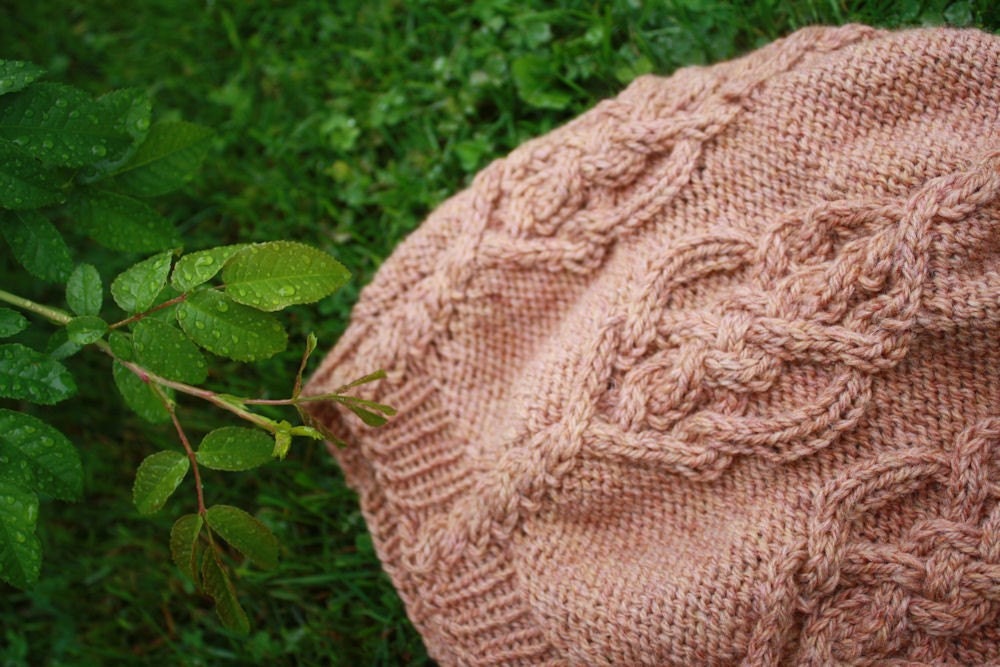 PDF Knitting Pattern Skeleton Key Slouchie Tam Etsy