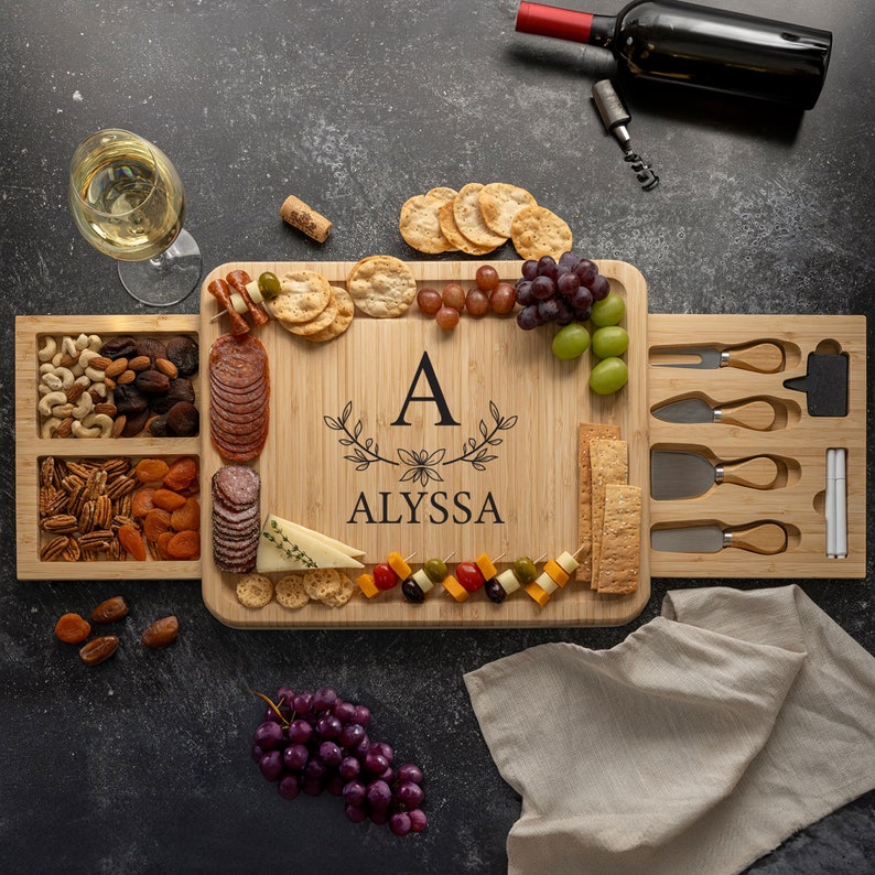 Charcuterie Board, Wedding Gift, Custom Cutting Board, Gift for The Home, Christmas Gift, Housewarming Gift, Gift for Mom, Personalized Gift, Gift for the Couple, Gifts for Girlfriend, Anniversary Gifts, Bridesmaid Gifts, Serving Board