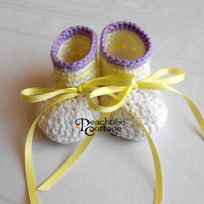 Crochet Pattern Abigail Baby Sweater Set Pattern Crochet Baby Sweater Pattern Crochet Baby Hat Pattern Baby Booties Pattern image 4