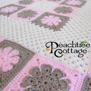 Crochet Pattern Easton Baby Afghan Pattern Blanket Babyghan Throw Blanket or Lapghan Pattern PDF Format image 5