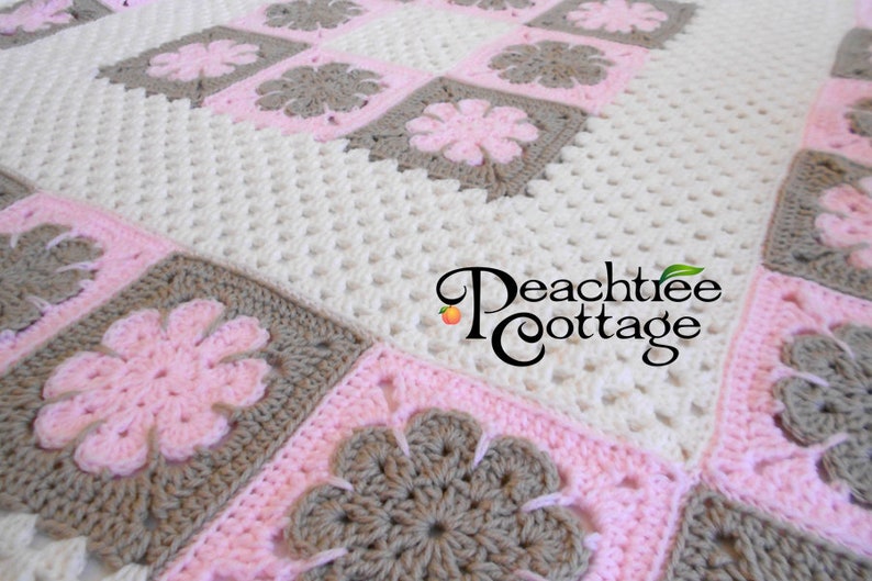 Crochet Pattern Easton Baby Afghan Pattern Blanket Babyghan Throw Blanket or Lapghan Pattern PDF Format image 5