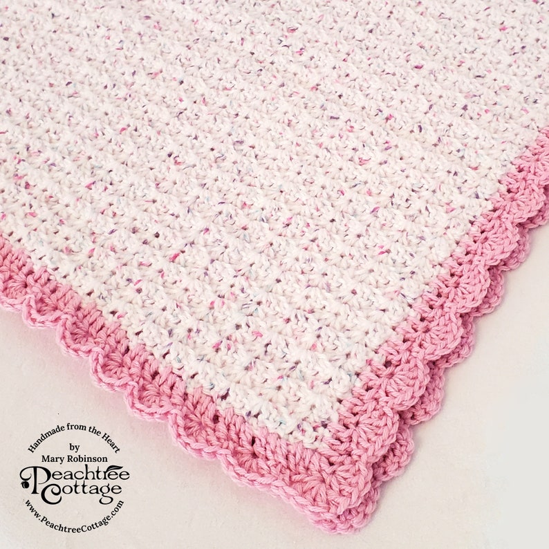 Crochet Pattern Kingston Baby Blanket Baby Afghan PDF Format image 5