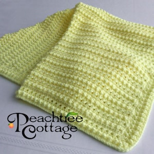 Crochet Pattern Berkley Baby Blanket Babyghan PDF Format image 1