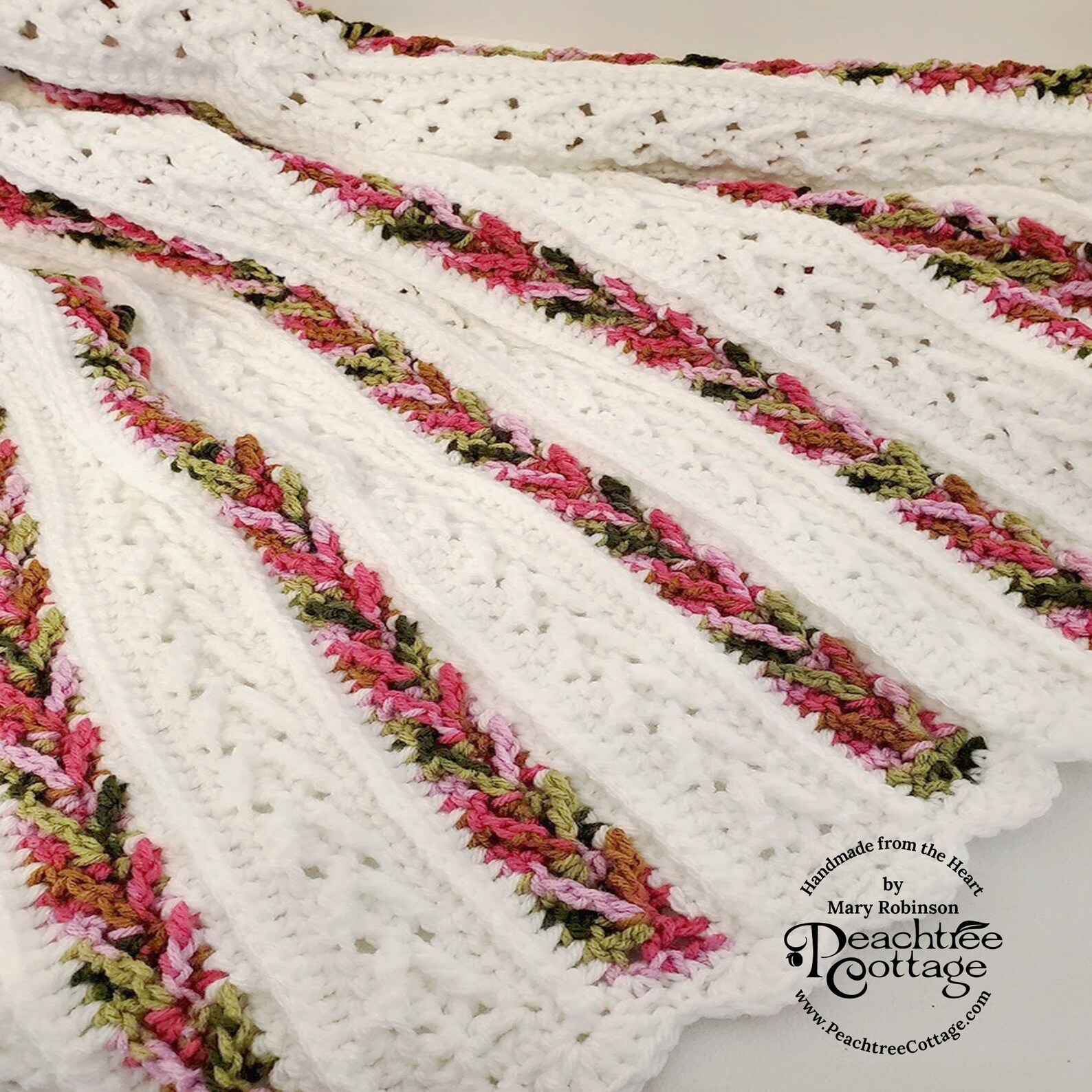 Crochet Pattern Avalon Baby Blanket Baby Afghan Babyghan Throw Blanket