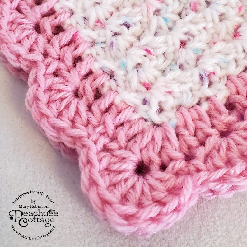 Crochet Pattern Kingston Baby Blanket Baby Afghan PDF Format image 4