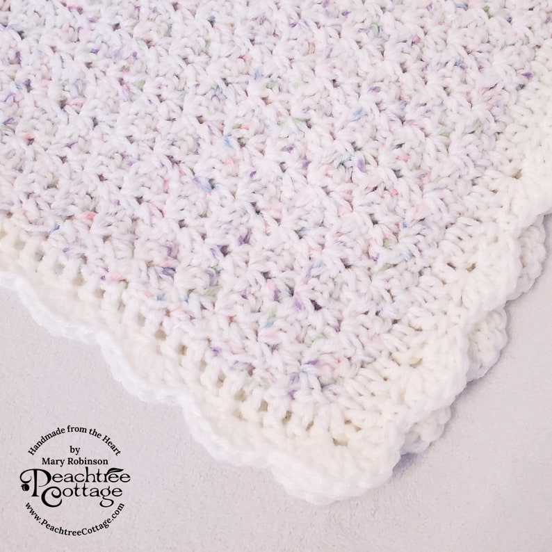 Crochet Pattern Kingston Baby Blanket Baby Afghan PDF Format image 6