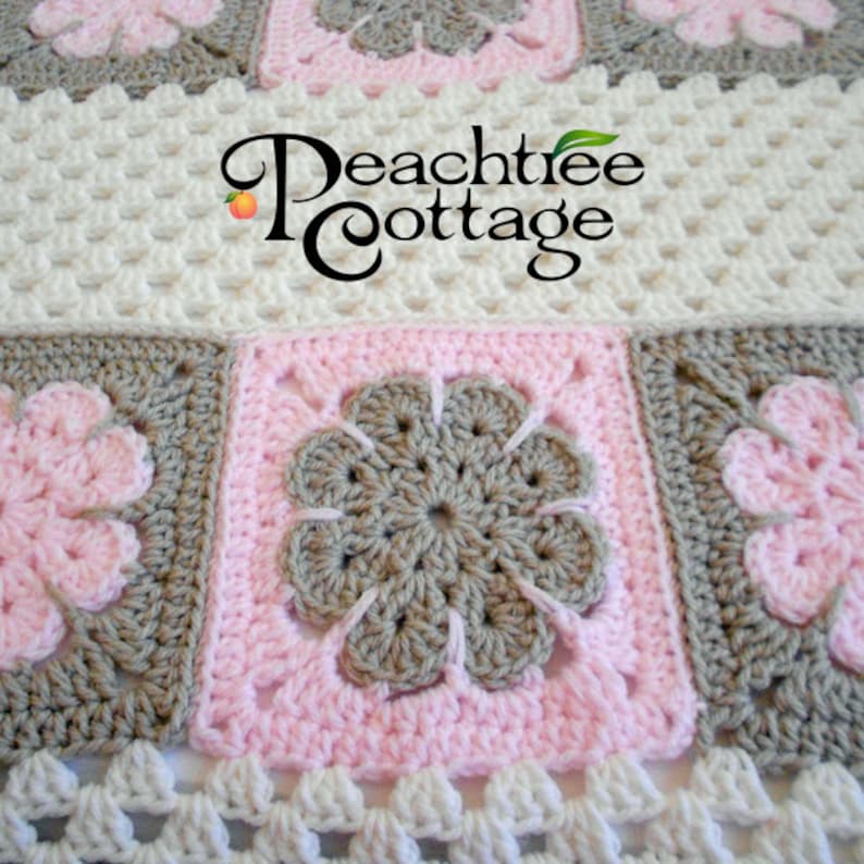 Crochet Pattern Easton Baby Afghan Pattern Blanket Babyghan Throw Blanket or Lapghan Pattern PDF Format image 6