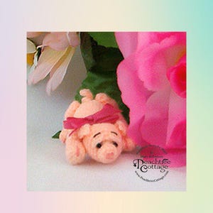 Thread Crochet Pattern - Crochet Pig Pattern - Miniature Pig - PDF Format