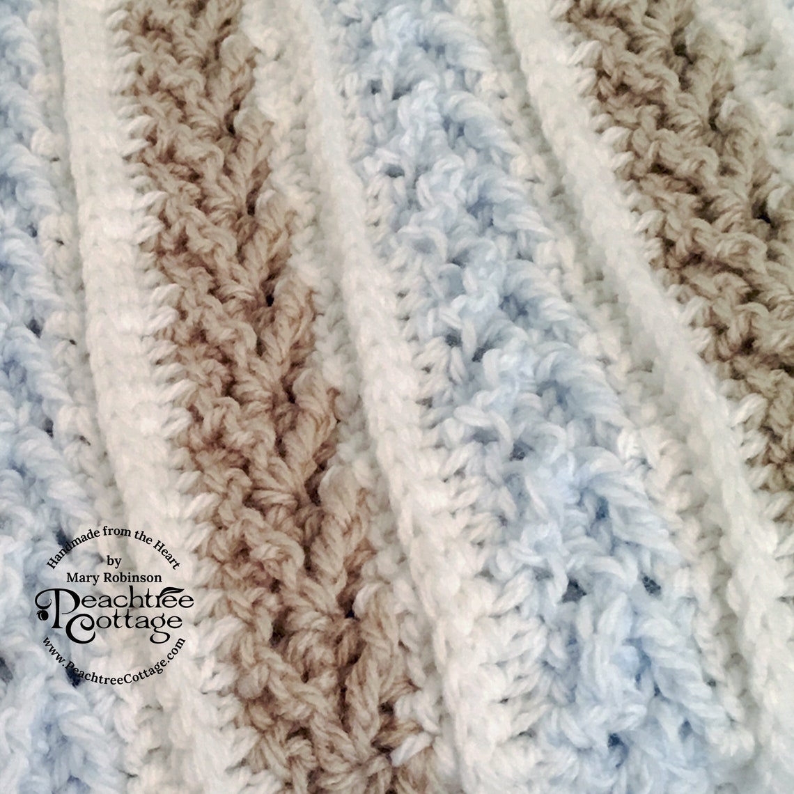 Crochet Pattern Avalon Baby Blanket Baby Afghan Babyghan Etsy