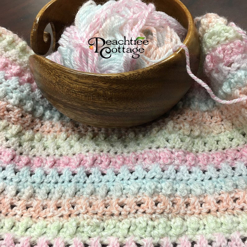 Crochet Pattern Berkley Baby Blanket Babyghan PDF Format image 6