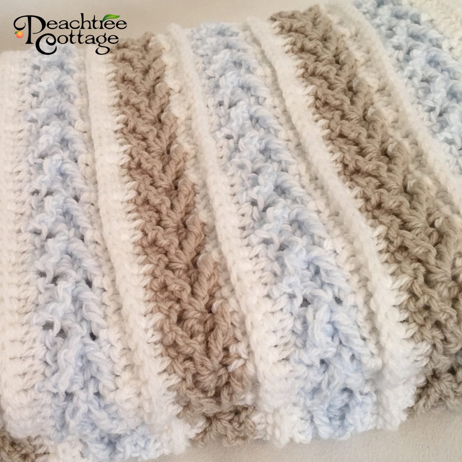 Crochet Pattern Avalon Baby Blanket Baby Afghan Babyghan Etsy