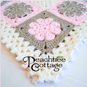 Crochet Pattern - Easton Baby Afghan Pattern - Blanket Babyghan - Throw Blanket or Lapghan Pattern - PDF Format