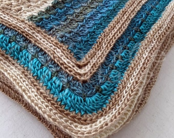 Crochet Pattern - Glenn Cove Lapghan - Baby Blanket Afghan - Throw Blanket or Babyghan - PDF Format