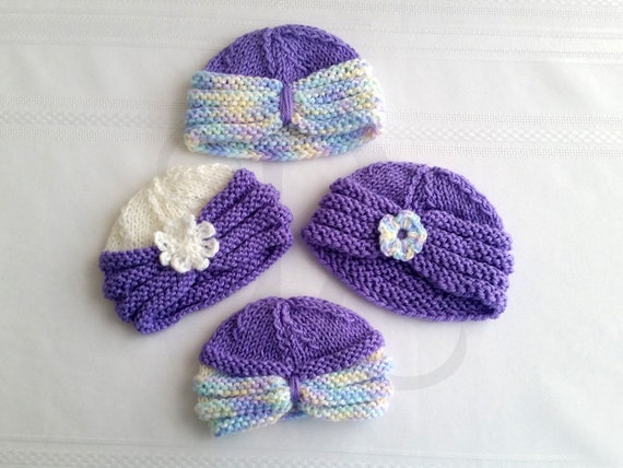 Knit Pattern Baby Hat Pattern Knitted Baby Turban Simple Knit Hat For Baby Easy Knitting Pattern