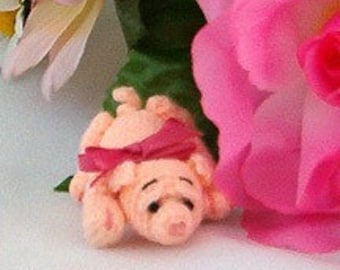 Thread Crochet Pattern - Crochet Pig Pattern - Miniature Pig - PDF Format