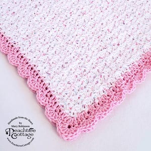 Crochet Pattern - Kingston Baby Blanket  - Baby Afghan - PDF Format
