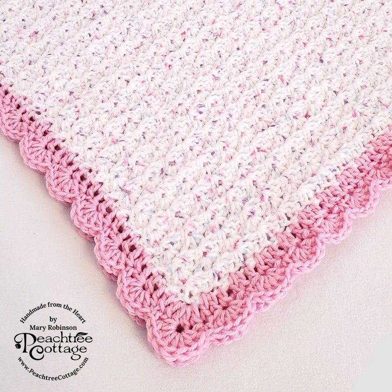 Crochet Pattern Kingston Baby Blanket Baby Afghan PDF Format image 2