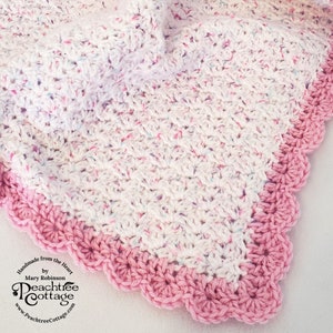 Crochet Pattern Kingston Baby Blanket Baby Afghan PDF Format image 1