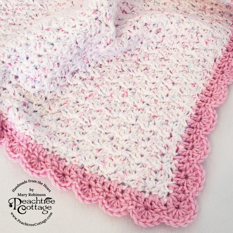 Crochet Pattern Kingston Baby Blanket Baby Afghan PDF Format image 1