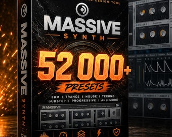 52,000+ Massive Presets Pack – Professional Analog Sounds for Techno, House, Cinematic & Deep Electronic | Instant Download