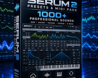 Over 1000+ SERUM 2 Presets and MIDI Pack – Professional Sounds for EDM, House, Techno, Trance & More | Instant Download