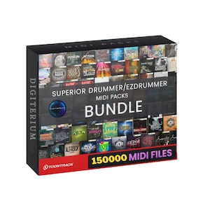 MEGA PAKIET 150 000 MIDI Grooves dla EZDrummer 3 i Superior Drummer 2025 (Win/Mac)