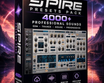 4000+ Spire Presets Pack – Professional Sounds for EDM, Trance, House & Progressive | Instant Download