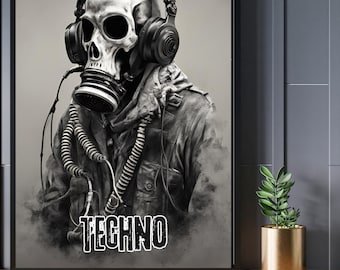 Art music  print Skull Apocalipsis