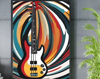 Art print Bassline Vibes - home decor