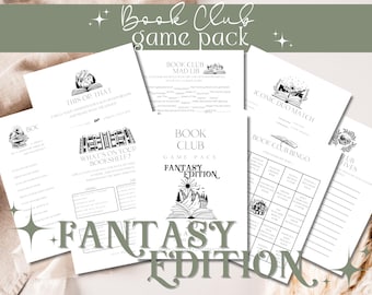 Fantasy Book Club Games: 20 Printable Icebreakers (PDF Download)