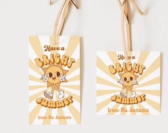 Etiqueta de regalo de verano: Etiqueta para gafas de sol editable e imprimible (descarga digital)