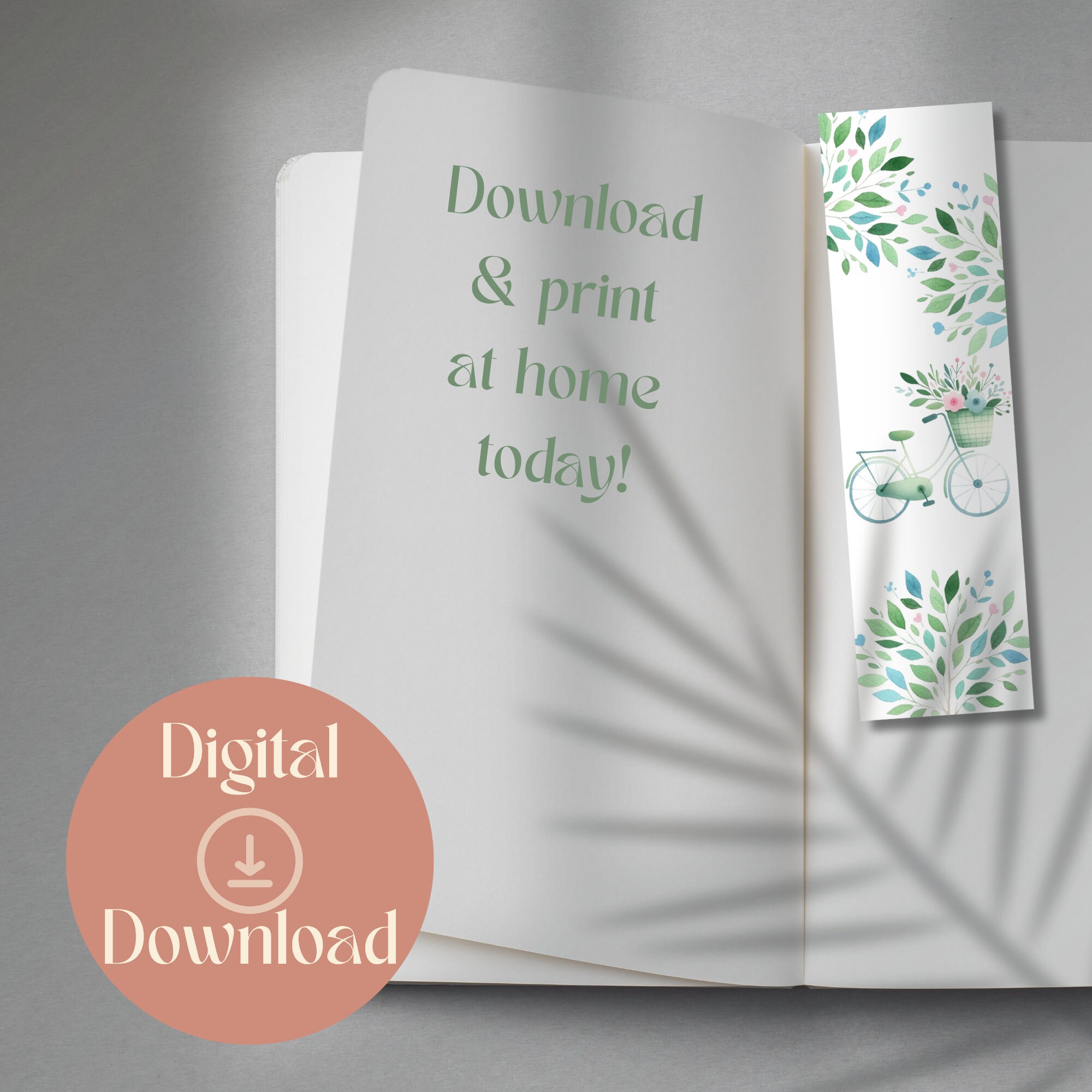 Earth Day Printable Bookmarks Printable Book Mark Set of 12 Instant Download PDF Earth Day