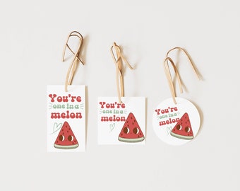 Watermelon Gift Tag: Teacher, Staff Appreciation (Digital Download)
