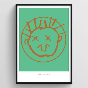 Stampa del film Drop Dead Fred / Poster di Drop Dead Fred / Poster minimalista del film / Regalo per i fan di Drop Dead Fred