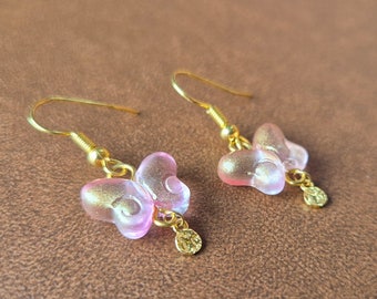 Pink Butterfly Earrings, Mother's Day Gifts, Gifts for Her, Spring Time Jewelry, Butterfly Jewelry