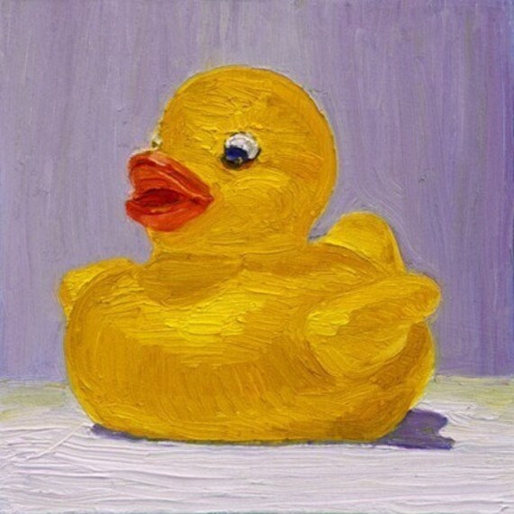 painting rubber ducks